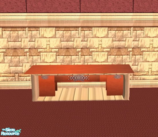 Sims 2 — Santa Fe Living Room- Star - coffee table by ead425 — 