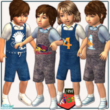 Sims 2 — evi toddlers by evi — Boy toddlers\' everyday outfits.