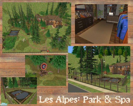 Sims 2 — Les Alpes - Park & Spa by cazarupt — Les Alpes Park & Spa is the perfect day out for the whole family -