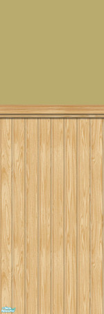 Sims 2 — Studio K Wainscoting 06 - Coriander by StudioKhagerks — 