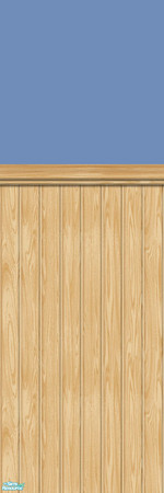Sims 2 — Studio K Wainscoting 06 - Dark Cornflower by StudioKhagerks — 