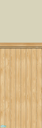Sims 2 — Studio K Wainscoting 06 - Parchment by StudioKhagerks — 