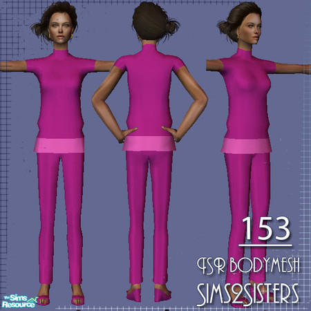 Sims 2 — Sims2Sisters TSR bodymesh 153 by sims2sisters — 