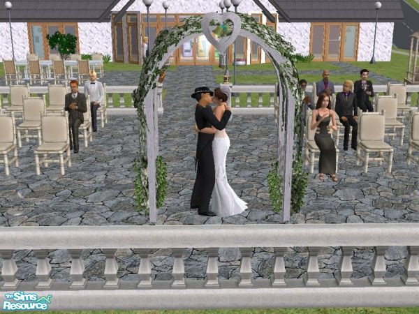 Sims 2 — Little Wedding Park by theano — Pretty little wedding park for your sims who would like to get married outdoors.