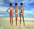 Sims 2 — Fantastic Fushia for Teens - SR7 by Murphy75 — New bikini\'s for teen sims!