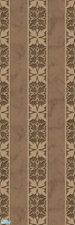 Sims 2 — Studio K Leaf Line - Burnt Almond by StudioKhagerks — 