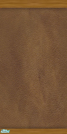 Sims 2 — NK Chocolate Malted Dining - Chocolate Wall by MoMama — A wall of chocolate leather with honey wood trim.