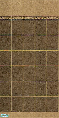 Sims 2 — Luxury Bath Wall 2 by FrozenStarRo — A set of walls and floors.