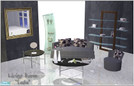 Sims 2 — Living room_Saba by Birgit43 — living room furniture inspired by Saba with bed addition