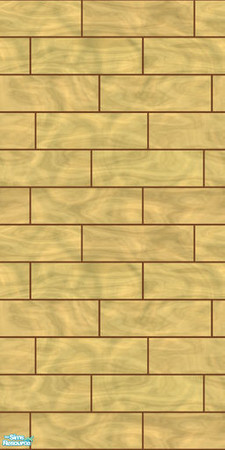 Sims 2 — Wood Wall&Floor Set 03 - Wall 04 by ayyuff — Cost:2