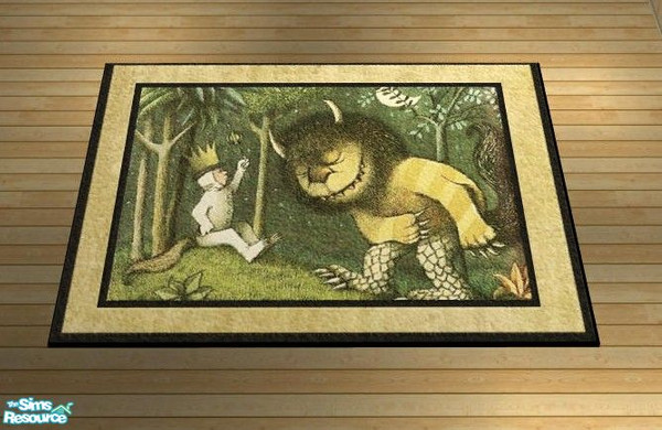 Sims 2 — Wild Things Nursery - Rug by Riverwillows — Cute Nursery based on \"Where the Wild Things Are\" book,