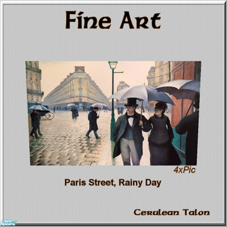 Sims 2 — Fine Art 3 by Cerulean Talon — Classical artists have proven their work to be the most beautiful and lasting,