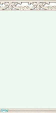 Sims 2 — NK PI Ribbon Shadow - Pale Green by MoMama — Pale Green paint is topped by a shadow molding of celebratory