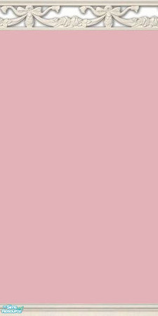 Sims 2 — NK PI Ribbon Shadow - Dusty Pink by MoMama — Dusty Pink paint is topped by a shadow molding of celebratory