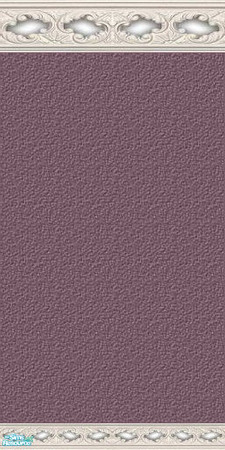 Sims 2 — NK PI Diamond Shadow Mldng - Plum by MoMama — Plum paint is a bit textured and topped by a shadow molding of