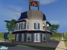 Sims 2 — Sim City Societies Bookstore by TheLiberatedUnderground — This is another lot designed after a Sim City