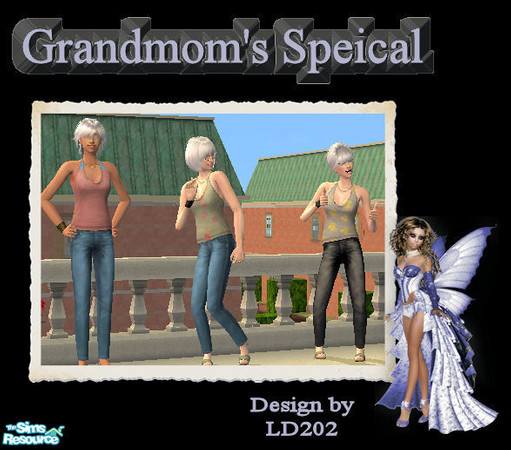 Sims 2 — Grandmom\'s Speical by LD202 — 3 new grandmom\'s speical 