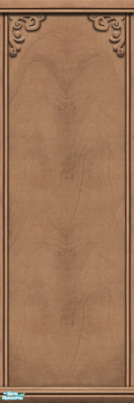 Sims 2 — Twirl - Hazelnut by zvaella — Paneling wall for your sim, 10$. Enjoy! :)