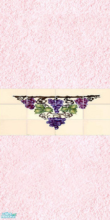 Sims 2 — Cozy Kitchen Wall Set - Cozy Kitchen Soft Pink Stucco by Elisa_G — 