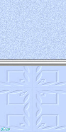 Sims 2 — PPC - Mottled Panelled Walls Set - Blue by shadow66 — From my \'Pale Pastels Collections\' - this is one from a