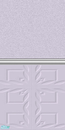 Sims 2 — PPC - Mottled Panelled Walls Set - Violet by shadow66 — From my \'Pale Pastels Collections\' - this is one from