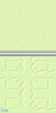 Sims 2 — PPC - Mottled Panelled Walls Set - Lime by shadow66 — From my \'Pale Pastels Collections\' - this is one from a