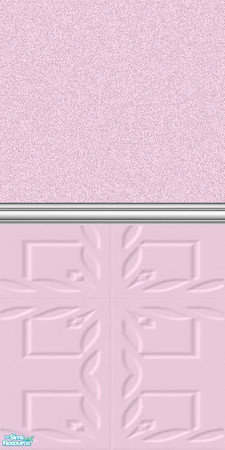 Sims 2 — PPC - Mottled Panelled Walls Set - Fuschia by shadow66 — From my \'Pale Pastels Collections\' - this is one from