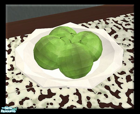 Sims 2 — Jory Dining Room Deco by SaeraMaples — Artsy but comfortable eating area.