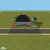 Sims 2 — My first house by WandaJBowen — This is a big house on a small lot.It has 3brs, 3baths, driveway,garden,and a