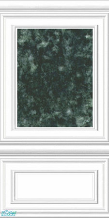 Sims 2 — jsf2WPDuo Green Marble by jsf — New, crisp white panels hold marble in multiple shades of darker green.