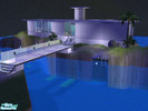 Sims 2 — The Breaze by Jordi — My second upload. This house features a swimmable surrounding lake, a modern house built