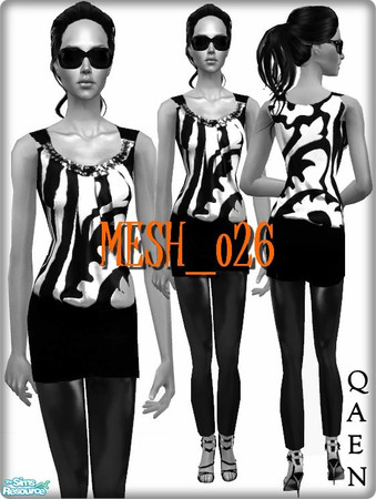 Sims 2 — QaenMesh_o26 by Qaen — I hope you like it.Enjoy!