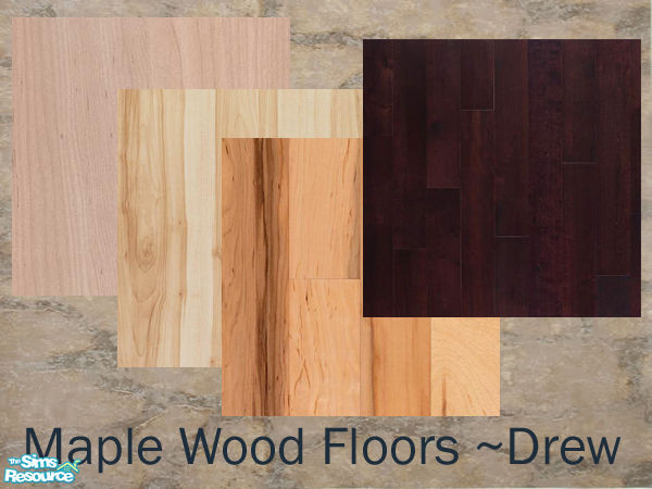Sims 2 — Maple Wood Floors by drewsoltesz — A set of four maple wood floors, will decorate a home in any era!
