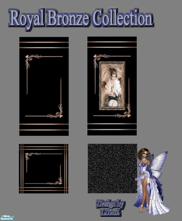 Sims 2 — Royal Bronze Collection by LD202 — there are 2 walls and 2 floors