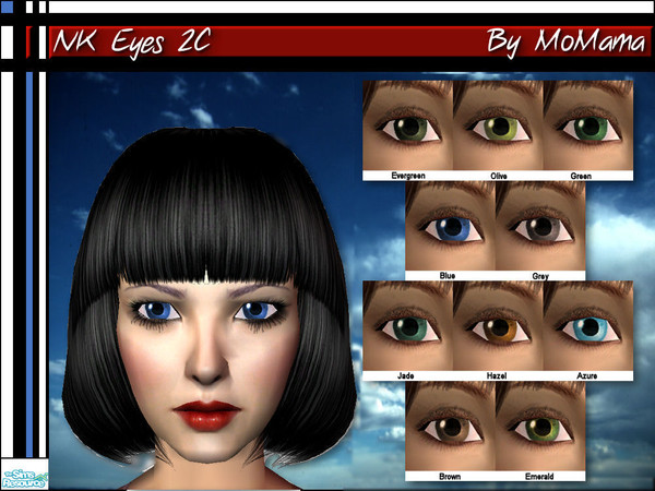 Sims 2 — NK Eyes 2C by MoMama — I had fun making my first set of eyes, so here is another. Hope you enjoy them!