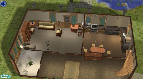 Sims 2 — Spastious by tydia — This is my first submission, i hope you guys like it. there are two rooms for adults and a