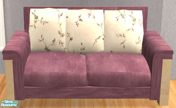 Sims 2 — TC 78 Florence Living - Loveseat by H3wwy — Florence decided once and for all she would have her way decorating