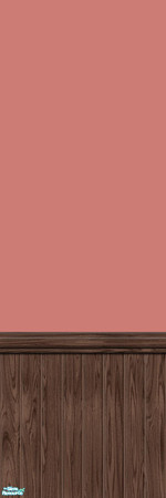 Sims 2 — Studio K Wainscoting 07 - Coral by StudioKhagerks — 