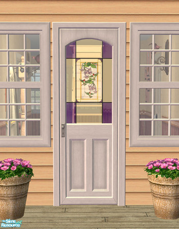 Sims 2 — Lakeside Door - Glass 06 by Shakeshaft — Part of a recolour set of the Lakeside Windows and Doors, set comprises