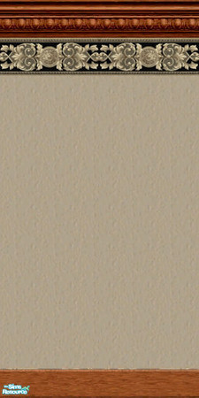 Sims 2 — Medallion Walls and Floors - Border Crown Kick by Cerulean Talon — Rich in both texture and style, this