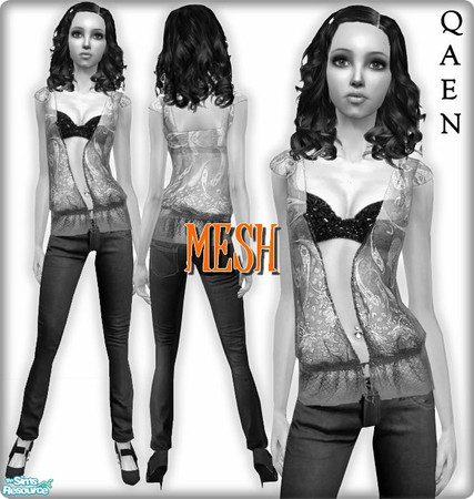 Sims 2 — QaenTeenMesh_oo1 by Qaen — I hope you like it.Enjoy!