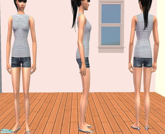 Sims 2 — Flat by hunterfitz97 — No Mesh Needed.