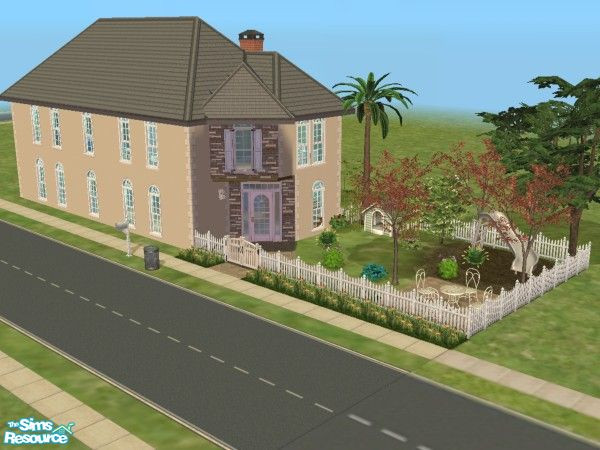 Sims 2 — Chesapeake Bay by crfecke — This is a neat house modeled after something from the Midwest. It is quite simple
