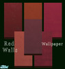 Sims 2 — Red Walls by IndigoSim — Mottled wallpapers in shades of red.