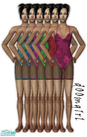 Sims 2 — Leotard - Collection by d00mg1rl — Leotards for your Sims to work out in.