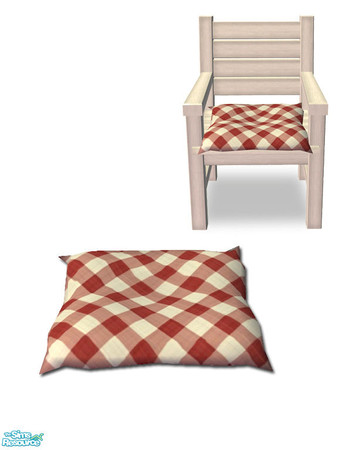 Sims 2 — Lakeside Living Chair Cushion - 01 by Shakeshaft — Part of a set of outdoor furniture to match the Lakeside