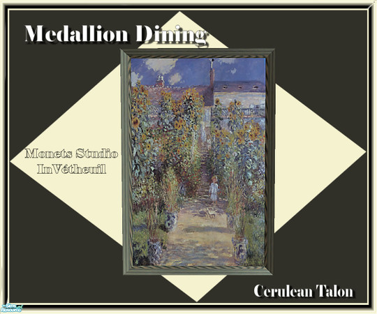 Sims 2 —  by Cerulean Talon — Elegance and beautiful detail combine to make this painting a must have to grace any home