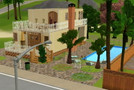 Sims 3 — Coral Street by grgpar81 — A beautiful little house with 2 floors and a pool. It 's comfortable for a person but