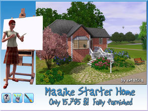 Sims 3 — Maaike Starter House by estatica — This traditional home is a great start for brilliant, artistic Sims who want