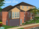 Sims 2 — Savannah Living by iZazu — 2 Bedrooms, Bath, study on Second floor. Kitchen, Dining, Living Rm, Sun Rm, Master,